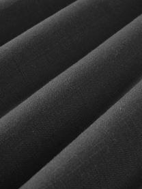 Funda de cojín de algodón Vicky, 100% algodón, Negro, An 50 x L 50 cm