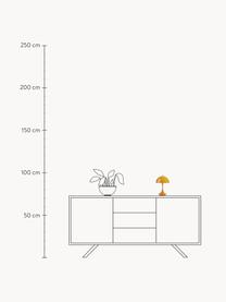 Mobile dimmbare LED-Tischlampe Panthella, H 24 cm, Kunststoff, Kunststoff Orange, Ø 16 x H 24 cm