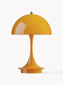 Mobile dimmbare LED-Tischlampe Panthella, H 24 cm, Kunststoff, Kunststoff Orange, Ø 16 x H 24 cm