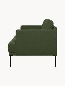Sofa Fluente (2-Sitzer) mit Metall-Füssen, Bezug: 100% Polyester Der hochwe, Gestell: Massives Kiefernholz, FSC, Webstoff Dunkelgrün, B 166 x T 85 cm