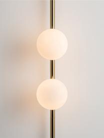 Nástenná lampa so zástrčkou Bar, Odtiene zlatej, Š 12 x V 123 cm