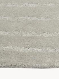 Tapis en laine tufté main Mason, Gris clair, larg. 160 x long. 230 cm (taille M)