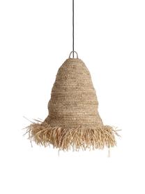 Hanglamp Shianne gemaakt van natuurlijke vezels, Lampenkap: raffia, Beige, Ø 42 cm x H 53 cm