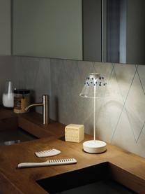Kleine mobile LED-Tischlampe Swap Mini, dimmbar, Weiß, Ø 10 x H 29 cm