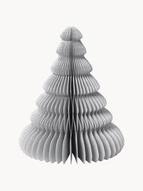 Sapin de Noël décoratif Paper Pine, Papier, Couleur argentée, Ø 13 x haut. 15 cm