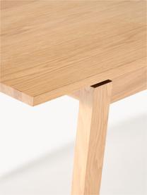 Verlengbare eettafel Colonsay, 215 - 315 x 96 cm, Tafelblad: MDF met eikenhoutfineer, Hout, B 215/315 x D 96 cm