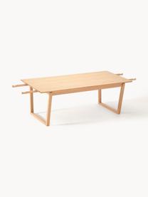 Verlengbare eettafel Colonsay, 215 - 315 x 96 cm, Tafelblad: MDF met eikenhoutfineer, Hout, B 215/315 x D 96 cm