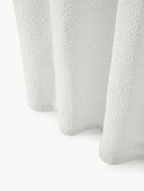 Rideaux opaques en tissu bouclé avec pattes cachées Bellamie, 2 pièces, Tissu bouclé (85 % polyester, 15 % acrylique), Tissu bouclé blanc, larg. 135 x long. 260 cm