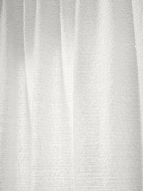 Cortinas semiopacas en tejido bouclé Bellamie, 2 uds, Bouclé (85% poliéster, 15% acrílico), Bouclé blanco, An 135 x L 260 cm