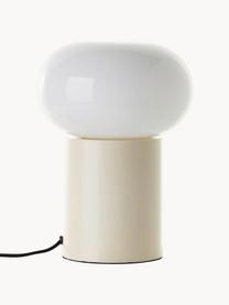 Malá stolní lampa Deany, Odstíny bílé, Ø 20 cm, V 27 cm