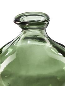 Wazon ze szkła Dina, Szkło z recyklingu z certyfikatem GRS, Zielony, Ø 16 x W 18 cm