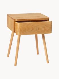 Table de chevet en bois Gunydin, MDF, placage de pin, Bois de pin, larg. 40 x haut. 51 cm