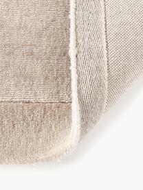 Laagpolig vloerkleed Kari, 100% polyester, GRS-gecertificeerd, Beige, B 80 x L 150 cm (maat XS)