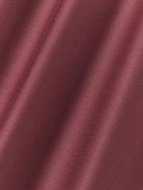Sábana bajera cubrecolchón de satén Premium, Rojo vino, Cama 90 cm (90 x 200 x 15 cm)