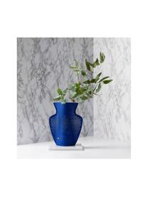 Ručne vyrobená papierová dekoračná váza Helio, Modrá