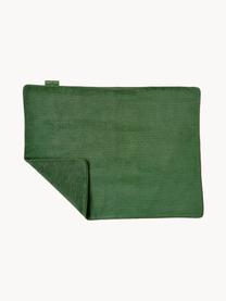 Couverture en velours côtelé pour chiens Relax, tailles variées, Vert foncé, larg. 60 x long. 80 cm