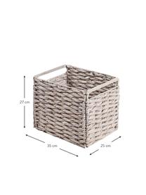 Panier de rangement Words, Blanc, larg. 35 x long. 27 cm