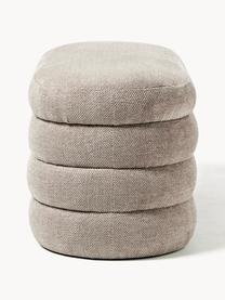 Polsterbank Alto mit Stauraum, Bezug: 96 % Polyester, 4 % Acryl, Gestell: Kiefernholz, Sperrholz Di, Webstoff Taupe, B 112 x T 47 cm