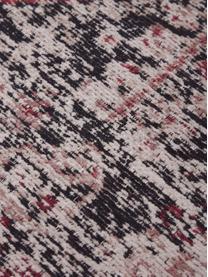 Tapis de couloir en chenille vintage Toulouse, Tons rouges, larg. 80 x long. 200 cm