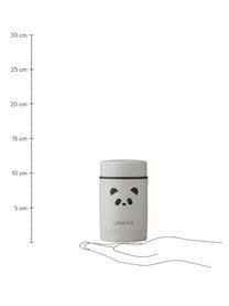 Isolierdose Nadja, Edelstahl, Hellgrau, Schwarz, 250 ml