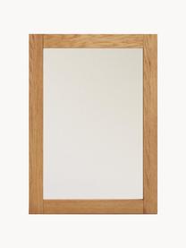 Koupelnová nástěnná skříňka se zrcadlem Plubia, Teakové dřevo, zrcadlové sklo, Š 50 cm, V 70 cm