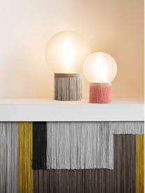 Kleine Dimmbare Tischlampe Atmosfera Fringe, Lampenschirm: Methacrylate, Opalflex, Rosa, Weiss, 20 x 30 cm