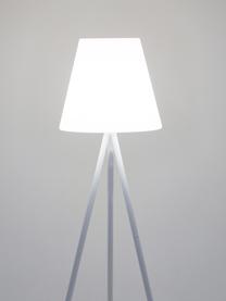 Zewnętrzna lampa podłogowa z wtyczką Wells, Biały, Ø 35 x W 134 cm