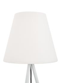 Zewnętrzna lampa podłogowa z wtyczką Wells, Biały, Ø 35 x W 134 cm