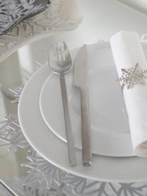 Set de table Snowflake , 2 pièces, Plastique (PCV), Couleur argentée, Ø 38 cm