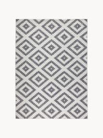 Dwustronny dywan wewnętrzny/zewnętrzny Malta, Szary, odcienie kremowego, S 80 x D 150 cm (Rozmiar XS)