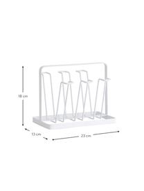 Bakvorm Verbenis van porselein in zwart, Metaal, gecoat, Wit, B 23 x H 18 cm