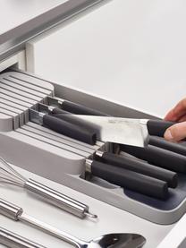 Messer-Organizer DrawerStore aus Kunststoff, Polypropylen, Grau, B 14 x H 7 cm