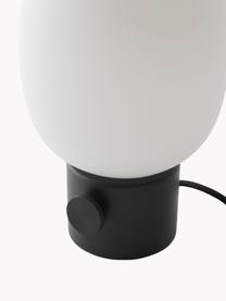 Malá stmívatelná stolní lampa JWDA, V 29 cm, Bílá, černá, Ø 17 cm, V 29 cm