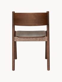 Sedia in legno Oblique, Struttura: legno di faggio, legno di, Legno di quercia scuro, Larg. 55 x Prof. 51 cm