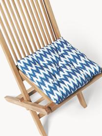 Cojín de asiento para exterior con estampado ikat Maillot, 100% acrílico

El material utilizado para este producto ha sido probado contra sustancias nocivas y está certificado según el STANDARD 100 por OEKO-TEX®, 2016OK0494., Tonos azules, An 40 x L 40 cm