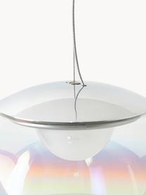 Petite suspension LED soufflée bouche Stellar Nebula, intensité lumineuse variable, Transparent, irisé, Ø 30 x haut. 37 cm