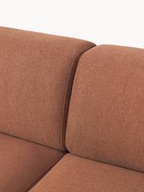 XL-Ecksofa Melva, Bezug: 100 % Polyester Der strap, Gestell: Massives Kiefern- und Fic, Webstoff Nougat, B 339 x T 339 cm