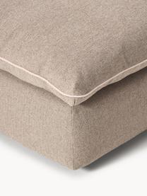 Mittelmodul Felix, Bezug: 100 % Polyester Der strap, Gestell: Massives Kiefern- und Fic, Webstoff Beige, B 100 x T 110 cm