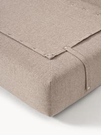 Mittelmodul Felix, Bezug: 100 % Polyester Der strap, Gestell: Massives Kiefern- und Fic, Füße: Kunststoff Dieses Produkt, Webstoff Beige, B 100 x T 110 cm