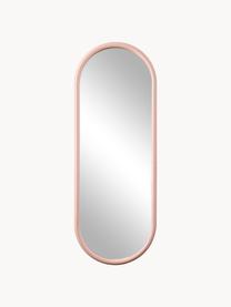 Espejo de pared ovalado Angui, Espejo: cristal, Rosa palo, An 29 x Al 78 cm