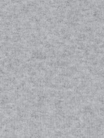 Copricuscino in cashmere finemente lavorata Viviana, 70% cashmere, 30% lana, Grigio chiaro, Larg. 40 x Lung. 40 cm