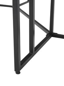 Mesa de comedor de madera de mango Luca, 180 x 90 cm, Tablero: madera de mango maciza, Estructura: metal, pintura en polvo, Negro, An 180 x F 90 cm