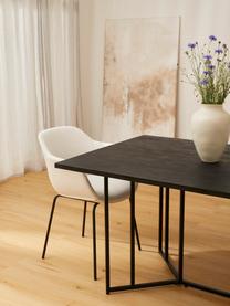 Jedálenský stôl z mangového dreva Luca, 180 x 90 cm, Čierna, Š 180 x V 75 cm