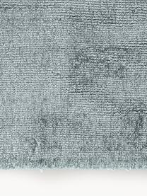 Ručně tkaný viskózový běhoun Jane, Šedomodrá, Š 80 cm, D 200 cm