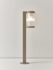 Dimbare outdoor vloerlamp Coupar, Diffuser: kunststof, Beige, Ø 14 x H 80 cm