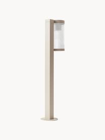 Dimbare outdoor vloerlamp Coupar, Diffuser: kunststof, Beige, Ø 14 x H 80 cm