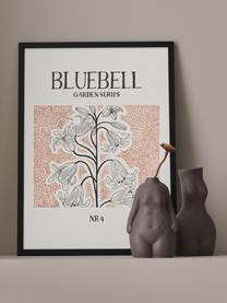 Poster Bluebell, Impression numérique sur papier, 300 g/m², Beige, blanc, larg. 18 x haut. 24 cm