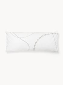 Funda de almohada de percal Ciana, Beige, An 45 x L 110 cm
