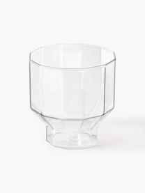 Mundgeblasene Wassergläser Angoli, 4 Stück, Borosillkatglas, Transparent, Ø 9 cm x H 9 cm, 360 ml