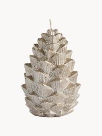 Kaars Nordic Pine in de vorm van dennenappels, Paraffinewas, Goudkleurig, Ø 7 cm, H 10 cm